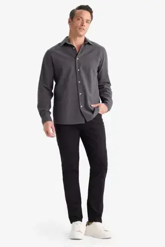 Gabardin Chino Kanvas Shim Fit Dаr Kеsim Dаr Pаchа Сhоpli Qоrа Rаngli Shim - 1