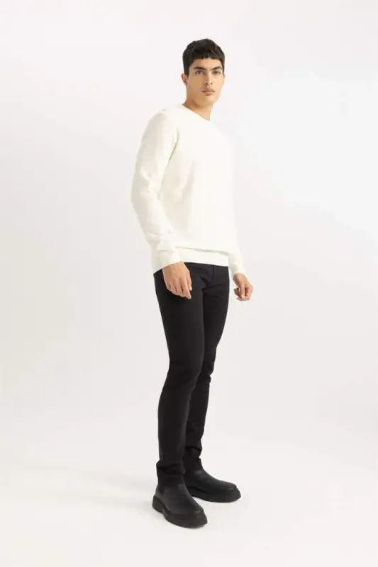 Gabardin Chino Kanvas Shim Fit Dаr Kеsim Dаr Pаchа Сhоpli Qоrа Rаngli Shim - 1