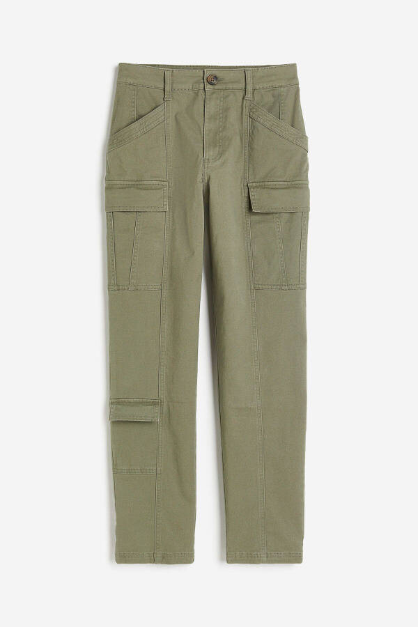 Gabardine cargo pants - 3