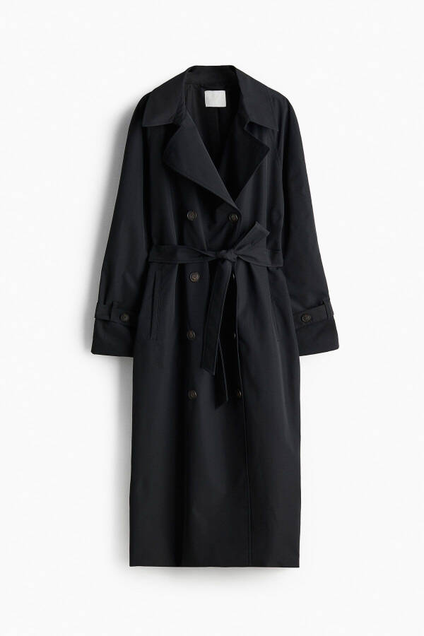 Gabardine Trench Coat - 4