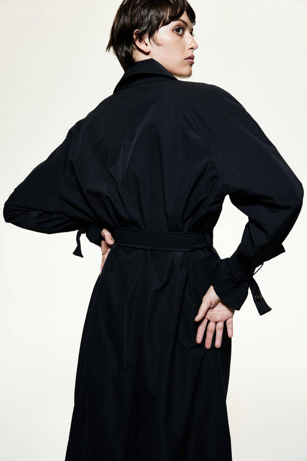 Gabardine Trench Coat - 6