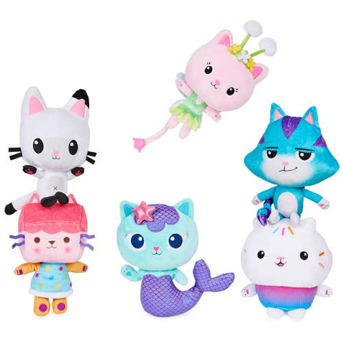 Gabby's Dollhouse, 8-inch Mercat Purr-ific Plush Toy, Kids Toys for Ages 3 and up - 21