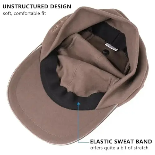 GADIEMKENSD Women's Winter Reflective Fleece Ponytail Hat with Drop Down Ear Warmer - 6