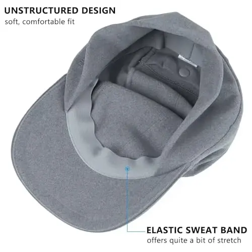 GADIEMKENSD Women's Winter Reflective Fleece Ponytail Hat with Drop Down Ear Warmer - 6
