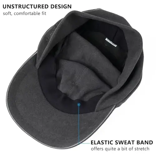 GADIEMKENSD Women's Winter Reflective Fleece Ponytail Hat with Drop Down Ear Warmer - 6
