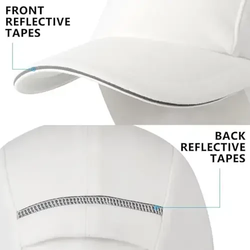 GADIEMKENSD Women's Winter Reflective Fleece Ponytail Hat with Drop Down Ear Warmer - 5