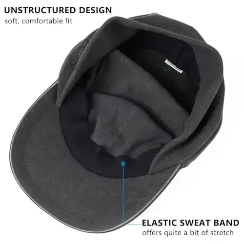 GADIEMKENSD Women's Winter Reflective Fleece Ponytail Hat with Drop Down Ear Warmer - 6