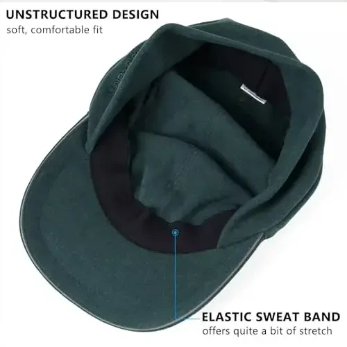 GADIEMKENSD Women's Winter Reflective Fleece Ponytail Hat with Drop Down Ear Warmer - 6