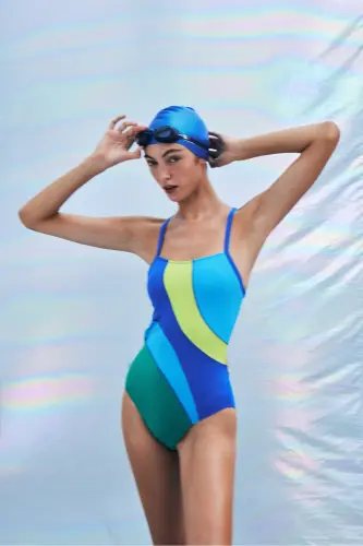 Gaelle naqshli rangli sport mayo-Aysu Turko'g'li to'plami - 3