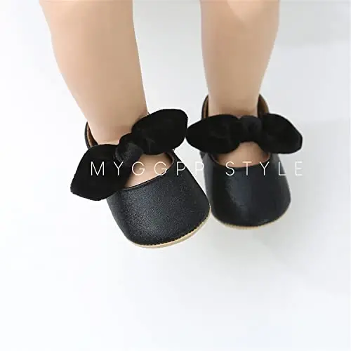GAISUMMI Baby Girls Mary Jane Flats Shoes with Non-Slip Soft Rubber Sole Toddler First Walkers Princess Dress Shoes - GAISUMMI (1)