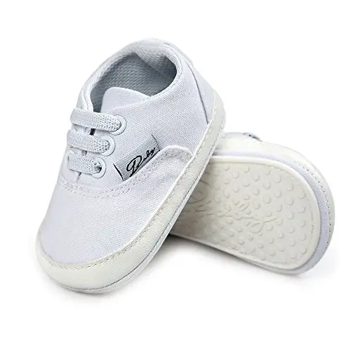 GAISUMMI Baby Boys Girls Shoes Infant High-Top PU Leather Sneakers Newborn Crib Flats Non-Slip Rubber Sole Unisex Toddler Prewalkers 