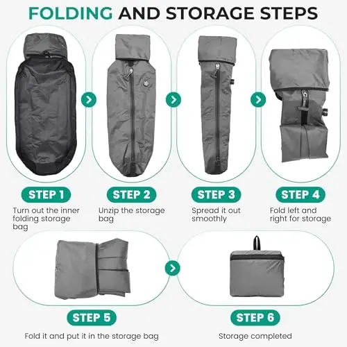 GAIVP Vacuum Compression Diaper Bag, Expandable Waterproof Baby Travel Backpack with Insulated Pockets, Wet-Dry Separation, and Detachable Airtight Bag(No Air Pump) - 3