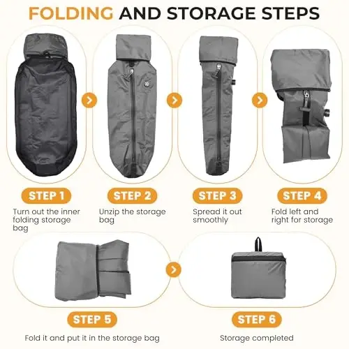 GAIVP Vacuum Compression Diaper Bag, Expandable Waterproof Baby Travel Backpack with Insulated Pockets, Wet-Dry Separation, and Detachable Airtight Bag (Vacuum Pump Included) - 3