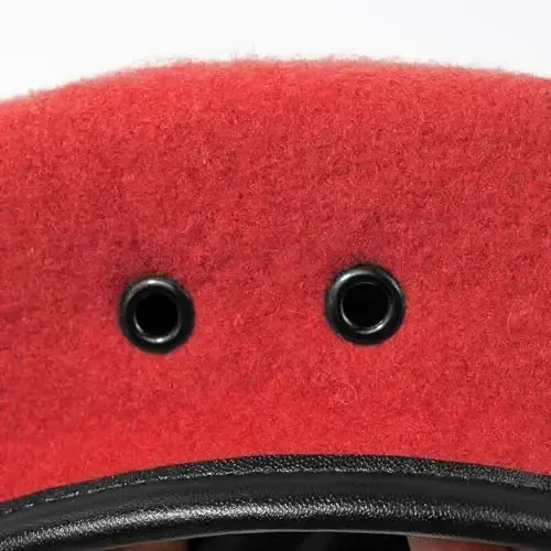 Gajaous British Military Berets for Men and Women,Wool and Leather Beret Hats,Multiple Colours Army Beret - 5