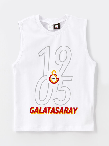 Galatasaray Printed Baby Boy Swimsuit with Bike Collar - 6