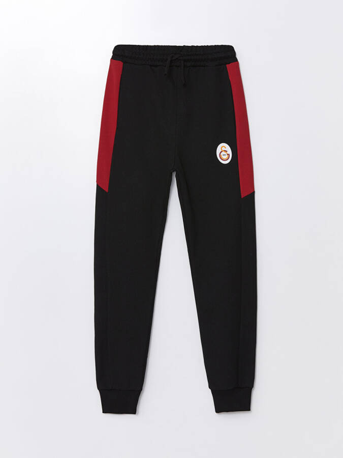 Galatasaray Printed Boys Jogger Sweatpants with Elastic Waistband - 4