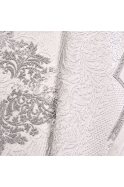 Galaxy Collection 13554 Bamboo Pattern Viscose Acrylic Living Room Rug Runner - EMIN HALI (1)