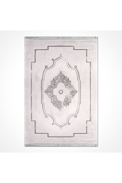 Galaxy Collection 13554 Bamboo Pattern Viscose Acrylic Living Room Rug Runner - 5