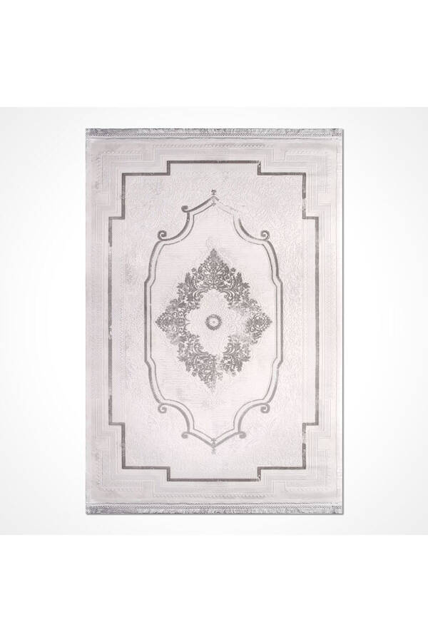 Galaxy Collection 13554 Bamboo Pattern Viscose Acrylic Living Room Rug Runner - 5