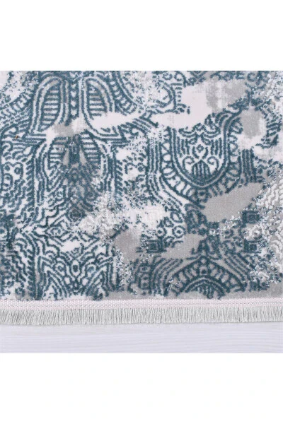 Galaxy Collection 13620 Silk Bamboo Textured Viscose Acrylic Hallway Kitchen Hall Carpet Runner - 4