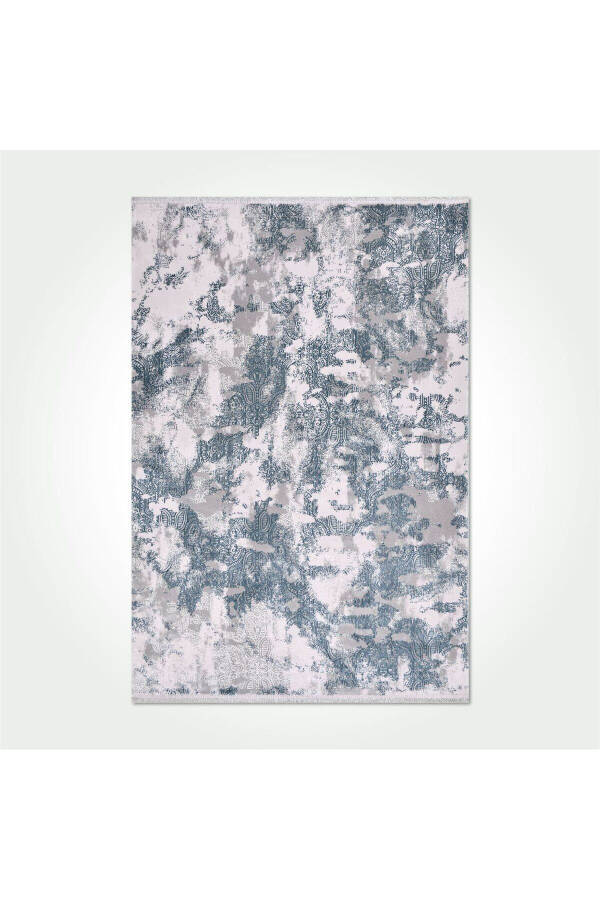 Galaxy Collection 13620 Silk Bamboo Textured Viscose Acrylic Hallway Kitchen Hall Carpet Runner - 5