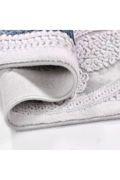 Galaxy Collection 13624 Bamboo Texture Viscose Acrylic Hallway Living Room Rug Runner - 4