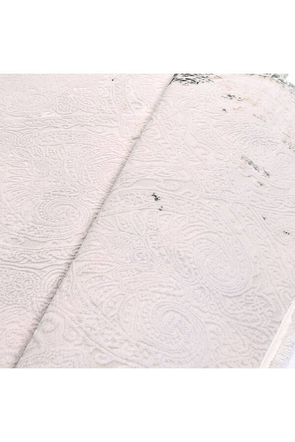 Galaxy Collection13475 Silk Bamboo Textured Viscose Acrylic Living Room Kitchen Hallway Carpet Rug - 3