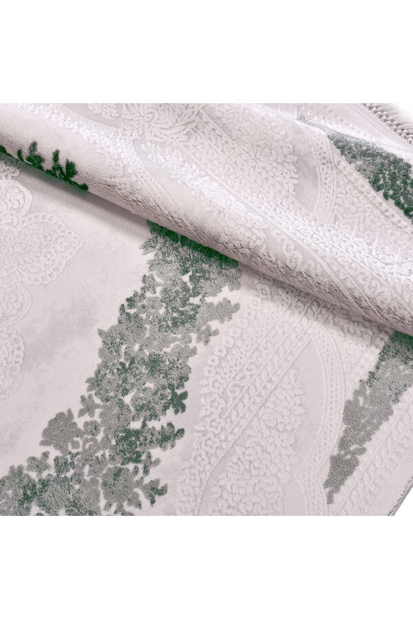 Galaxy kolleksiyasi 13479 ipak-bambuk toʻqimali viskoza-akril zal oʻrindiq xonasi gilam yoʻlagi - 3