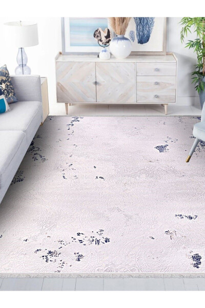 Galaxy Kolleksiyasi 13551 Ipak Bambuk Toʻqimalgan Viskon Akril Salon Oshxona Dalan Gilam Yoʻlka - EMIN HALI