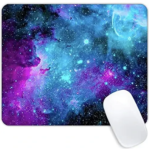 Galaxy Nebula Universe Space Mouse pad Moslashtirilgan sichqoncha uchun gilamcha Sirpanmaydigan kauchuk asosli kompyuterlar uchun sichqoncha gilamlari Noutbuk Ofis stolining aksessuarlari Sichqoncha gilami 
