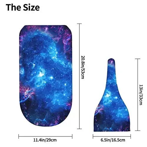 Galaxy Newborn Swaddle Blanket with Hat Set Baby Stuff Receiving Blankets Soft Transition Sleep Sacks Gifts for Infant Boys Girls - 4