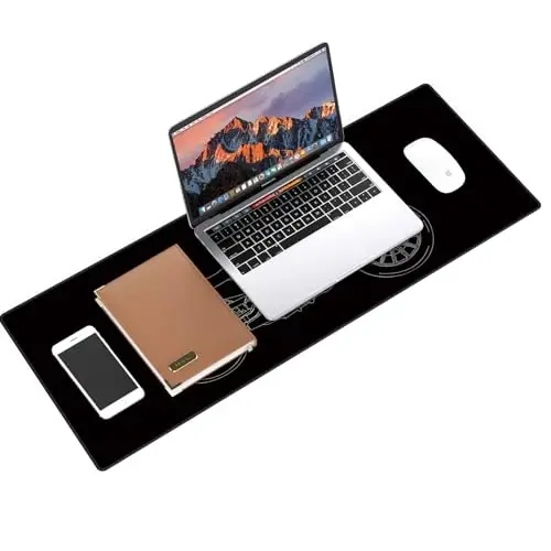 Galdas Gaming Mouse Pad XXL XL Large Long Extended Big Mousepad Non-Slip Rubber Keyboard Mouse Pad with Stitched Edges for Laptop Home Office (31.5x11.8x0.08 Inch) … (Motor) - 3