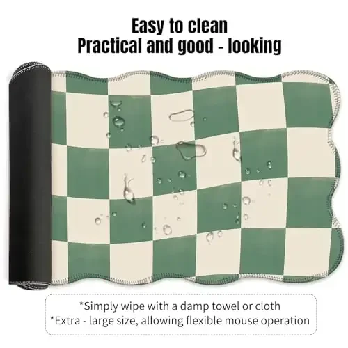 Galdas Gaming Mouse Pad XXL XL Large Long Extended Big Mousepad Laptop Home Office uchun tikilgan qirralari bo'lgan sirpanmaydigan kauchuk klaviatura sichqonchasi (35.43x15.75x0.08 dyuym) - 5