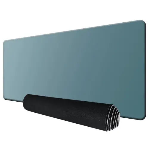 Galdas Gaming Mouse Pad XXL XL Large Long Extended Big Mousepad Non-Slip Rubber Keyboard Mouse Pad with Stitched Edges for Laptop Home Office (31.5x11.8x0.08 Inch) -Blue Grey 