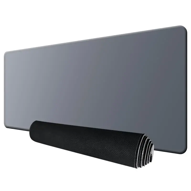 Galdas Gaming Mouse Pad XXL XL Large Long Extended Big Mousepad Non-Slip Rubber Keyboard Mouse Pad with Stitched Edges for Laptop Home Office (31.5x11.8x0.08 Inch) -Grey - GALDAS