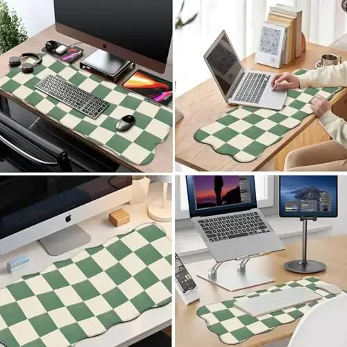 Galdas Gaming Mouse Pad XXL XL Large Long Extended Big Mousepad Non-Slip Rubber Keyboard Mouse Pad with Stitched Edges for Laptop Home Office (35.43x15.75x0.08 Inch) - 7