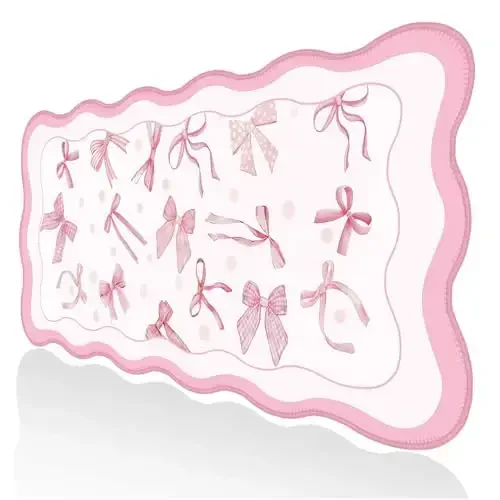 Galdas Gaming Mouse Pad XXL XL Large Long Extended Big Mousepad Non-Slip Rubber Keyboard Mouse Pad with Stitched Edges for Laptop Home Office (35.48x15.75x0.08 Inch) - 2