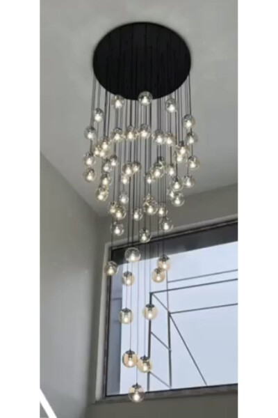 Gallery Space Pendant Chandelier - BEYAZ AYDINLATMA (1)