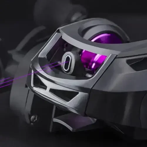 G'altakli g'altak, baliq ovlash g'altagi, magnit tormozlash tizimi, maksimal tortish 17,6 LB, 7,2: 1 va 6,3: 1 vites nisbati - 6