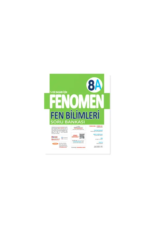 Fenomen Yayıncılık 8.Sınıf Fen Bilimleri A Soru Bankası - 2