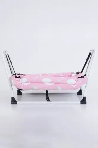 Гамак для мамы, роскошная хлопковая ткань, моющийся гамак - розовый - 1