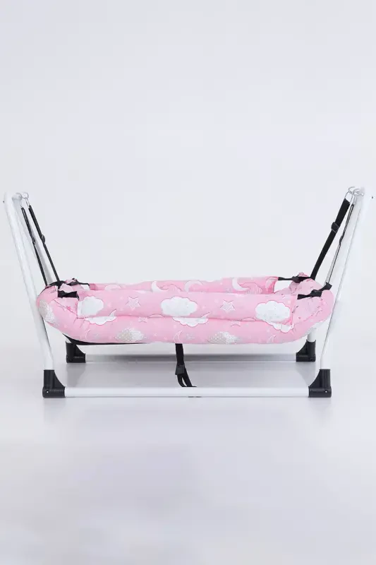 Гамак для мамы, роскошная хлопковая ткань, моющийся гамак - розовый - COZIBO