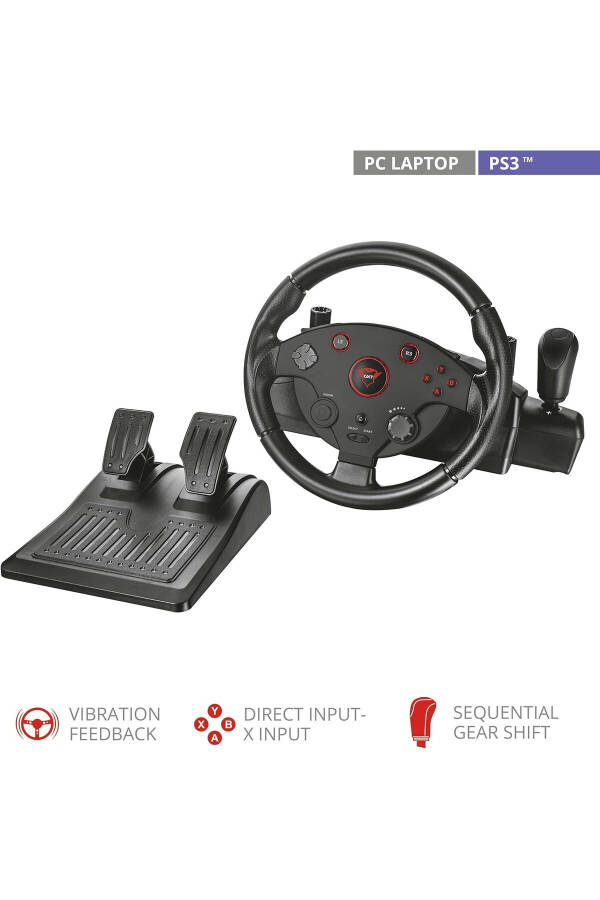 Gaming Steering Wheel Multifunctional Steering System, Gear Shift PS5/PS4/Xbox One/SWITCH/PC - 2