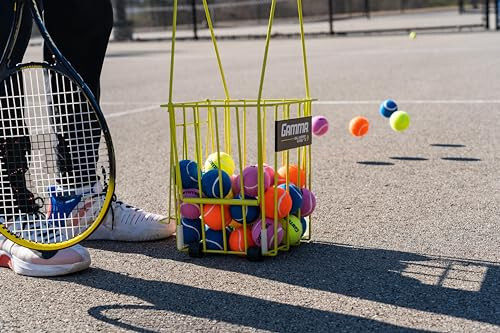 GAMMA Basınçsız Tenis Topu Çantaları, 10, 12, 18 ve 20'li Paket Boyutları, Tenis Dersleri ve Antrenmanı, Daha Uzun Dayanıklılık ve Daha Fazla Sekme, Renkli Tenis Topları, Evcil Hayvan Oyuncakları, Köpek Topu, Tenis Antrenmanı, Koçluk - 5