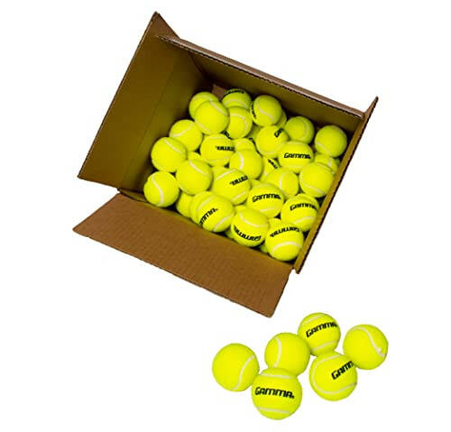 GAMMA Spor Basınçsız Tenis Topları Kutusu, Toplu Tenis Topları, Premium Tenis Aksesuarları, 18, 36, 48, 75 Paket Boyutları, Tenis Pratik, Tenis Antrenmanı, Evcil Hayvan Oyuncakları, Köpek Topu, Koç, İç ve Dış Mekan Oyunu - 1