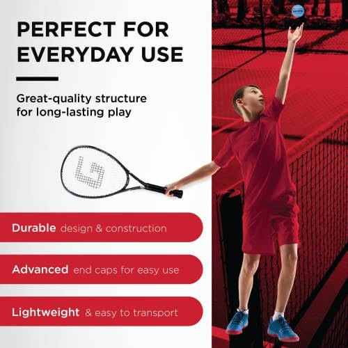 GAMMA Sports Tennis Ballhopper BallTube with Shoulder Strap, Holds 18 Balls, Red - 3