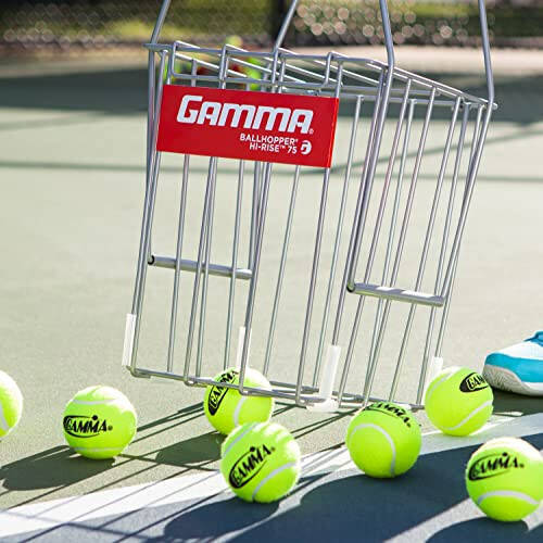 GAMMA Tennis To'p Savati, Oson Yig'ish, Tashish va Saqlash uchun Tennis Savati, Bardoshli, Qulay, Ko'p O'lcham va Ranglarda Og'ir Yuk Ko'tarish Qurilishi - 6