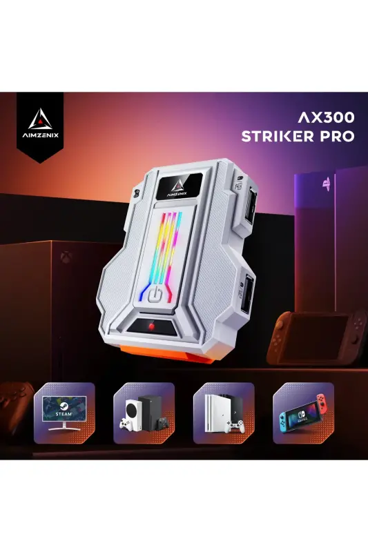 GamWing AimZenix Striker Pro Ps5 Ps4 Xbox Series X S One Nintendo Keyboard Mouse Console Converter AI - LINGZHA
