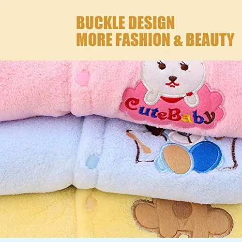 Gaorui Newborn Baby Jumpsuit Outfit Hoody Coat Winter Infant Rompers Toddler Clothing Bodysuit - 4