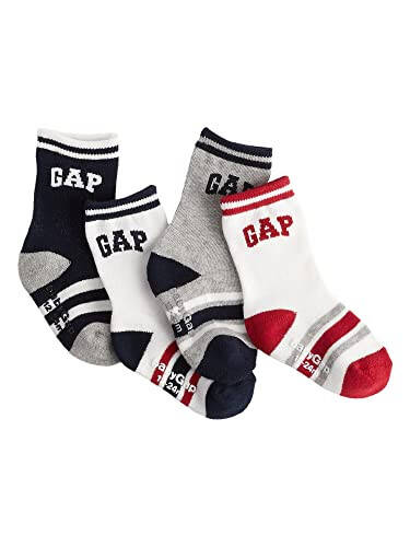 GAP Baby Boys' 4-Pack Crew Socks - 3